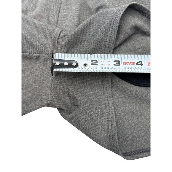 Under Armour HeatGear Shorts Womens M Black Gray Stretch Waist Athletic Running - Picture 8 of 8